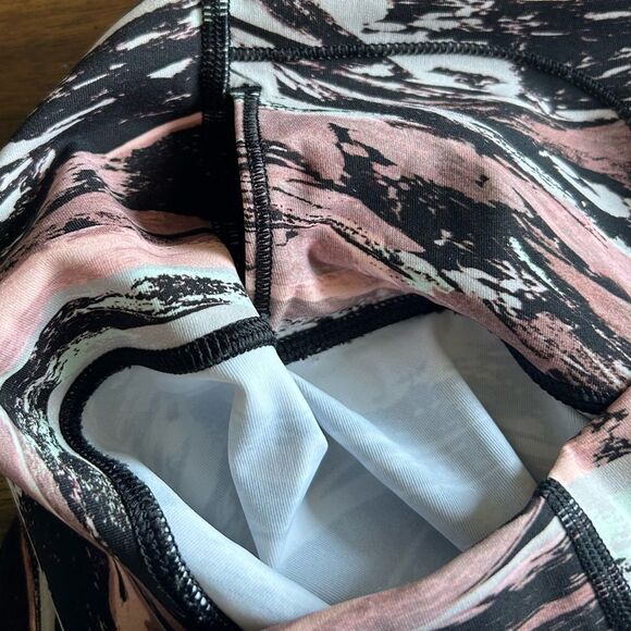 Lululemon Wunder Under High-Rise 7/8 Tight 25" Colour Splash Multi Peach Size 10 - Picture 8 of 9